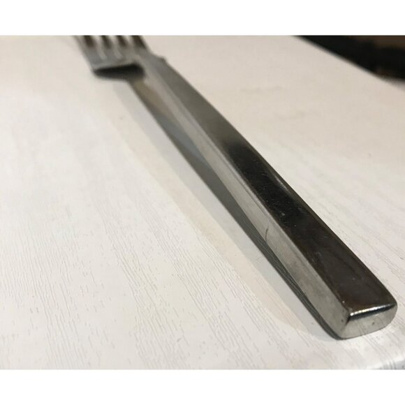 Glo Hill Forks Stainless Steel Dinner Forks 8"  Set Of 6 Minimalist Modern - Picture 6 of 15